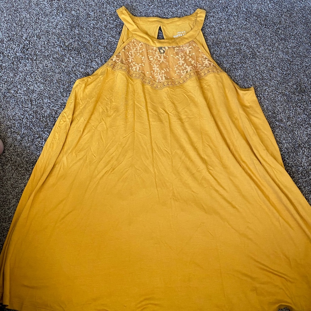 Mustard torrid top